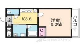 ＡＳＣＯＴＴ五条間取り図面