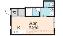 レジデンス衣笠鏡石間取り図面