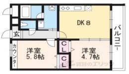 プラシド七瀬川間取り図面
