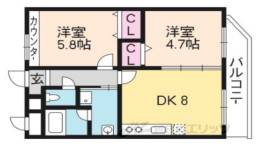 プラシド七瀬川間取り図面