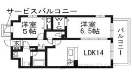 プレサンス京都西院805間取り図面