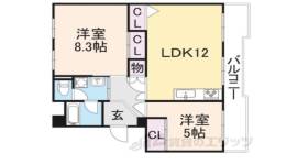 東大路高野第三住宅32棟間取り図面