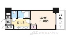 リーガル京都河原町間取り図面