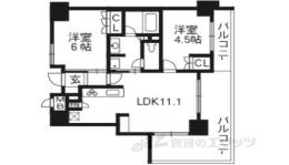 アベニール三条油小路間取り図面