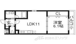 カサドラーダ九条烏丸間取り図面