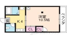 グリーンハイツ紫野間取り図面