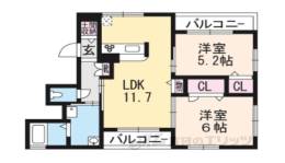 シャーメゾン音羽草田町間取り図面