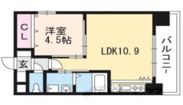 Ｊ　ＣＯＵＲＴ石山駅前間取り図面