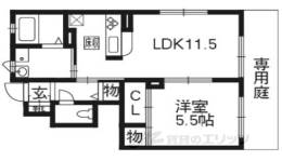 シャーメゾン比永城間取り図面