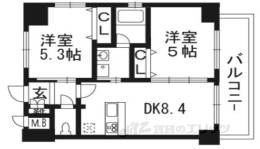 エステムプラザ京都聚楽第粋邸間取り図面