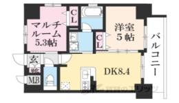 エステムプラザ京都聚楽第粋邸間取り図面