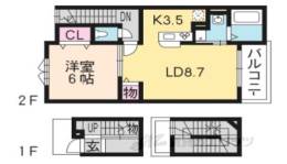 カーサスカイ３間取り図面