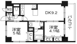 エステムプラザ京都聚楽第雅邸間取り図面