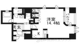 ブランズ京都烏丸御池間取り図面