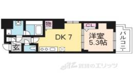 BLAU BERG西ノ京間取り図面