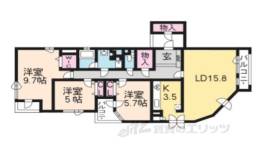 銀閣寺道パーク・マンション間取り図面