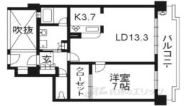 シャリエ聖護院西町間取り図面