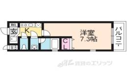 グランディール二条城間取り図面