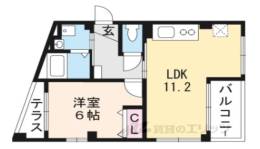 バードレイク北山間取り図面