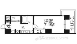 ＵｎＣａｓｔｅｌｌｏ　西院間取り図面