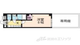 フラッティ龍大南間取り図面