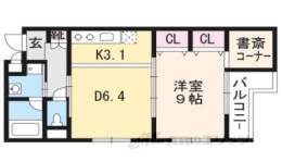 アンダンテ烏丸七条間取り図面