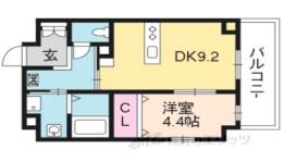 インサイトコート椥辻間取り図面