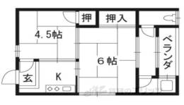 岡本荘間取り図面