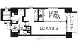 ルーシア烏丸御池間取り図面