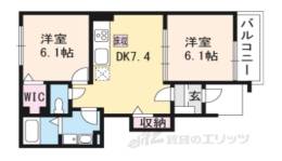 コラールＪ・２間取り図面