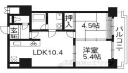 ライオンズマンション京都河原町第二間取り図面