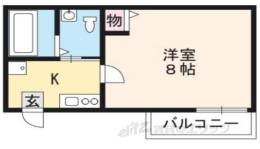 フラッティ花園ミンク間取り図面