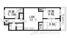 グランドハイツフナトラ間取り図面