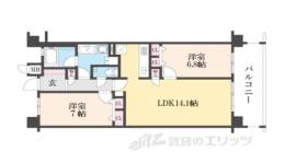エスリード四条室町間取り図面