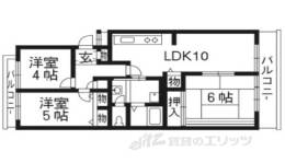 グリーンタウン槇島３０２号棟間取り図面