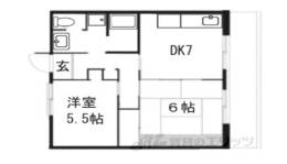 グリーンタウン槇島３０２号棟間取り図面