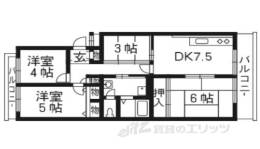グリーンタウン槇島３０４号棟間取り図面