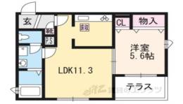 シャーメゾン大将軍間取り図面
