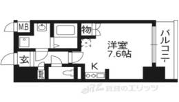 エスリード烏丸五条駅前間取り図面