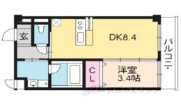 ドメールセプトエトワール椥辻間取り図面