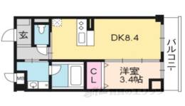 ドメールセプトエトワール椥辻間取り図面