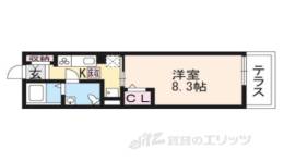 アンフィニー唐崎A間取り図面