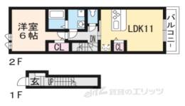 サニーヒルズＢ間取り図面