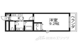 アムール西京極間取り図面