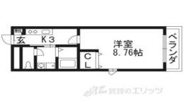 アムール西京極間取り図面