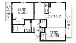 ベェルヴェル東野間取り図面