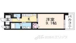 シカタ　シャンブレット２間取り図面