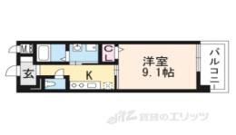 シカタ　シャンブレット２間取り図面