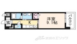 シカタ　シャンブレット２間取り図面
