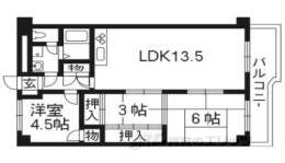 西賀茂ハイツ間取り図面